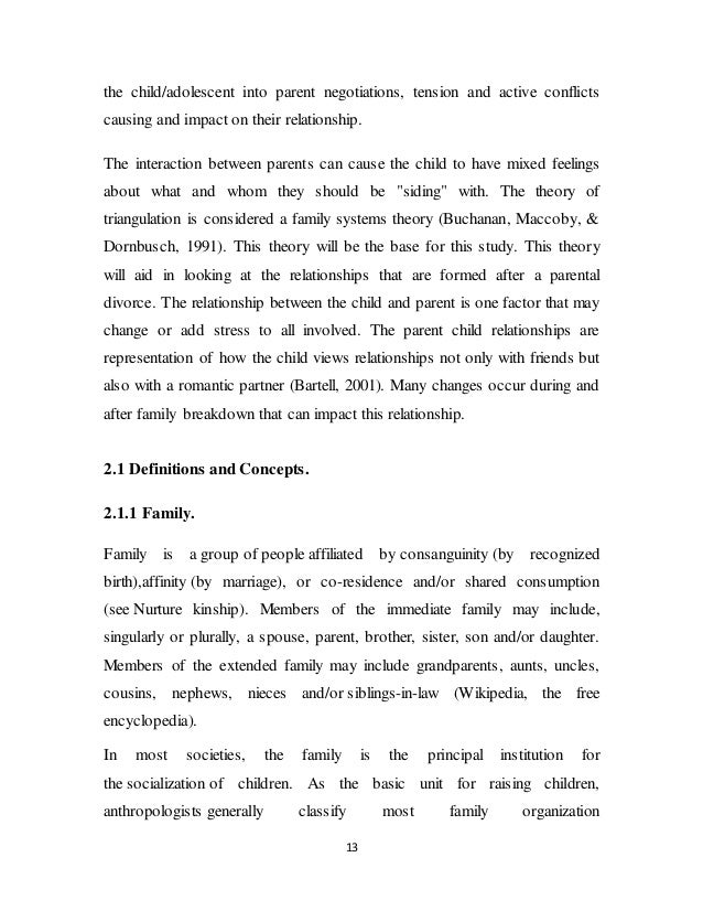 Parents and child relationships essay