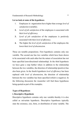 Fundamentals of Research Methodology | PDF