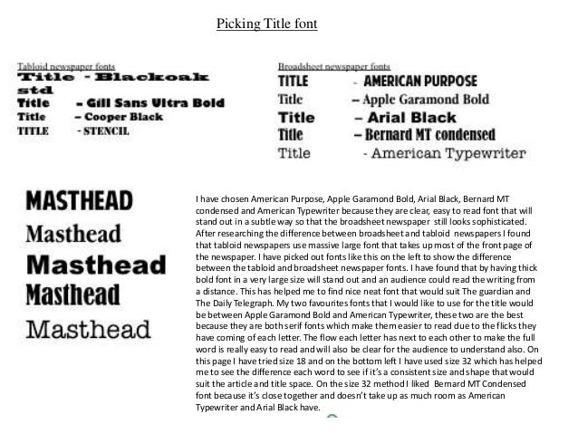 Research Broadsheet Newspaper