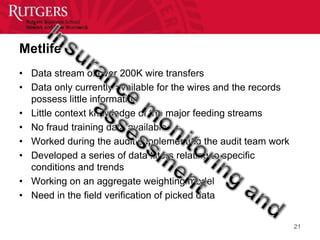 Rutgers Research Center Slide 21