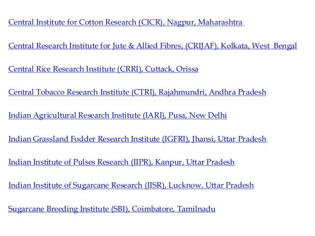 Research Centres
