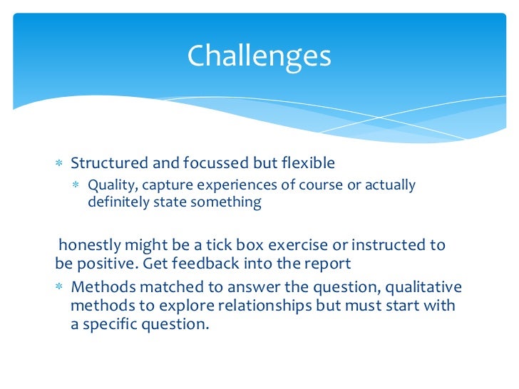 Research challenges