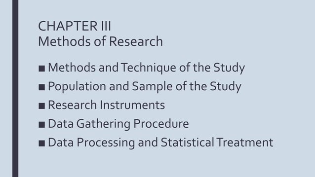 Research chapters 1 3 | PPTX