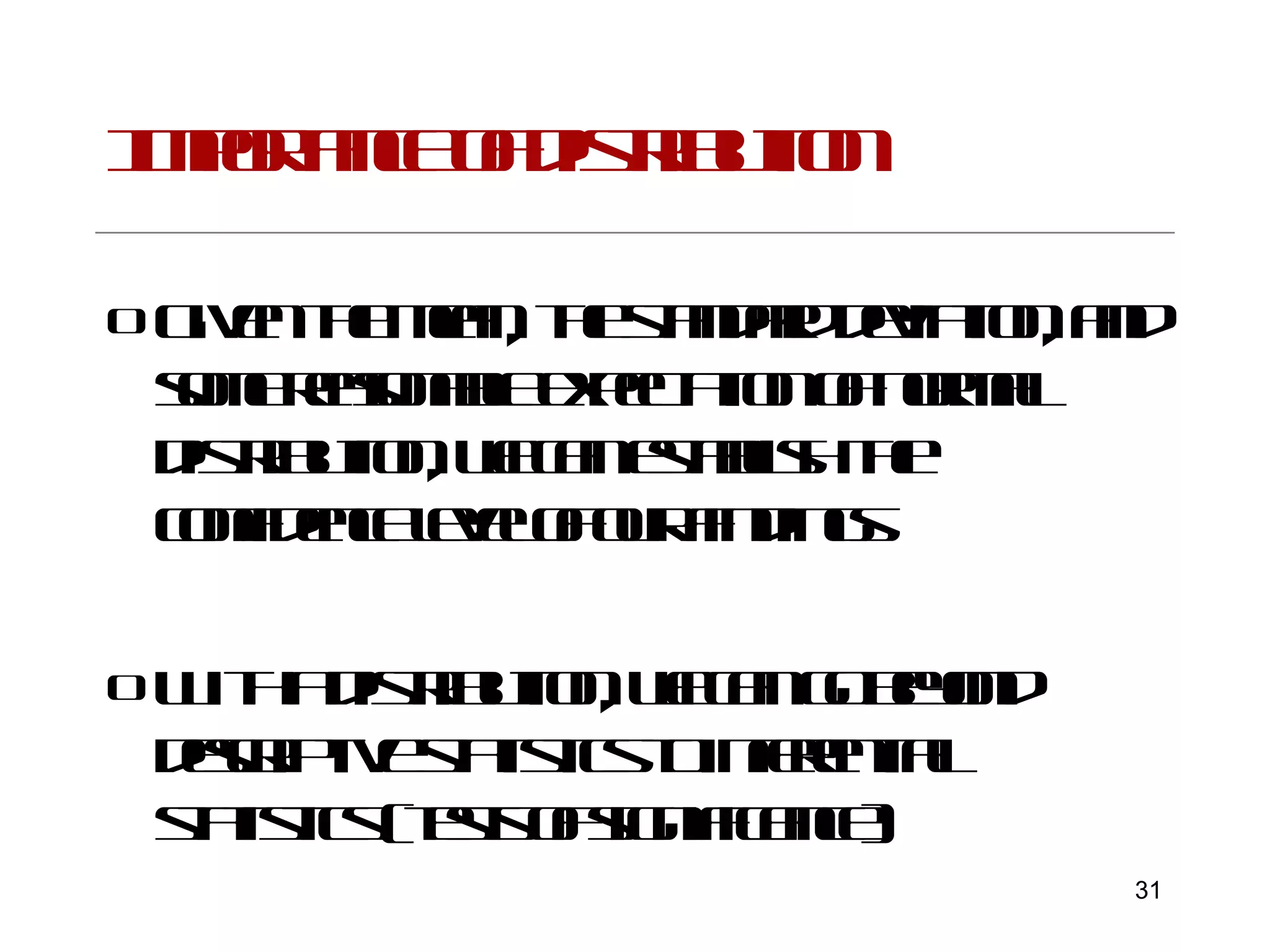 Importance of distribution Given the mean, the standard deviation, and some reasonable expectation of normal distribution, we can establish the confidence level of our findings With a distribution, we can go beyond descriptive statistics to inferential statistics (tests of significance) 