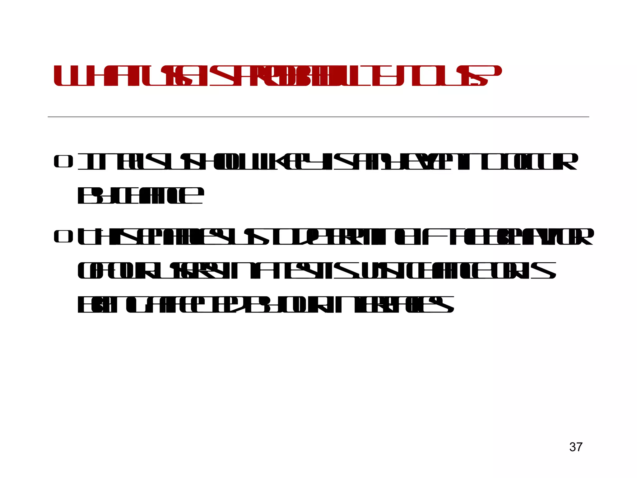 What use is probability to us? It tells us how likely is any event to occur by chance This enables us to determine if the behavior of our users in a test is just chance or is being affected by our interfaces 
