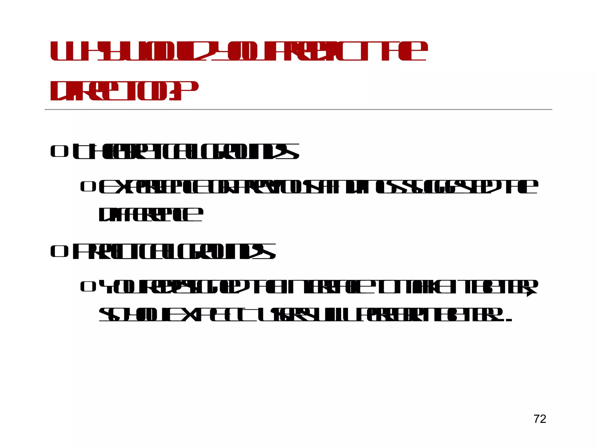 Why would you predict the direction? Theoretical grounds Experience or previous findings suggested the difference Practical grounds You redesigned the interface to make it better, so you EXPECT users will perform better…. 