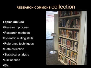 Research Commons Library Stellenbosch University Library and Information Service Carnegie ...