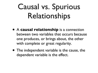 define causal relationship in research
