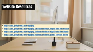 Website Resources
• https://sites.google.com/view/digigogy
• https://sites.google.com/view/digigogy/research-resources/digital-tools-for-research
• https://sites.google.com/view/digigogy/statistics-resources/digital-tools-for-statistics
• https://sites.google.com/view/digigogy/statistics-resources/jamovi-software-tutorial
CC-BY-NC-SA 130
 