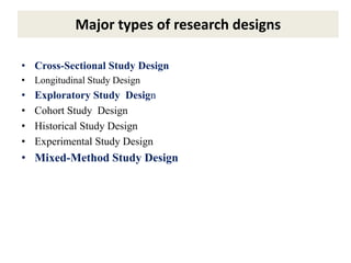Uderstanding Research Design | PPTX