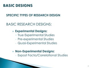 Research Design simplified | PDF