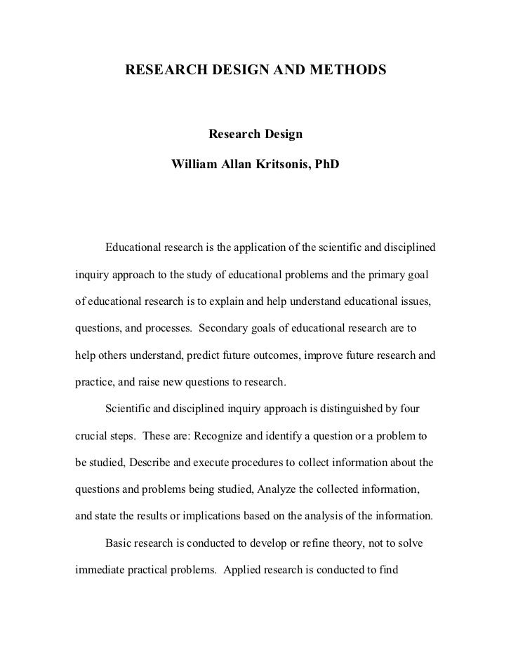 Examples of good research papers