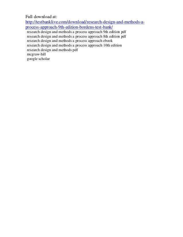 Research design and methods a process approach Methods Of The Process Approach Implementation In The Technical Download Scientific Diagram