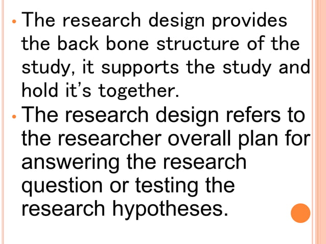 Research Design And Types Of Research Design Final Ppt