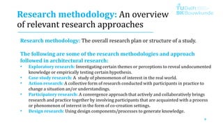Methodology Form Research design, methodology and methods | PDF