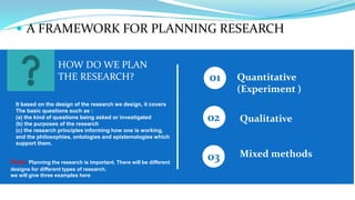 Research Design Planning | PPT