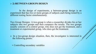 Research design | PPTX