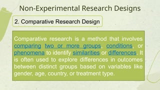 Common Research Designs for Grade 12 Students | PPTX