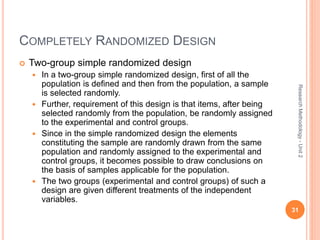 Research design unit2 | PPTX