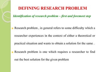 Research design unit iv | PPTX