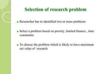 Research design unit iv | PPTX