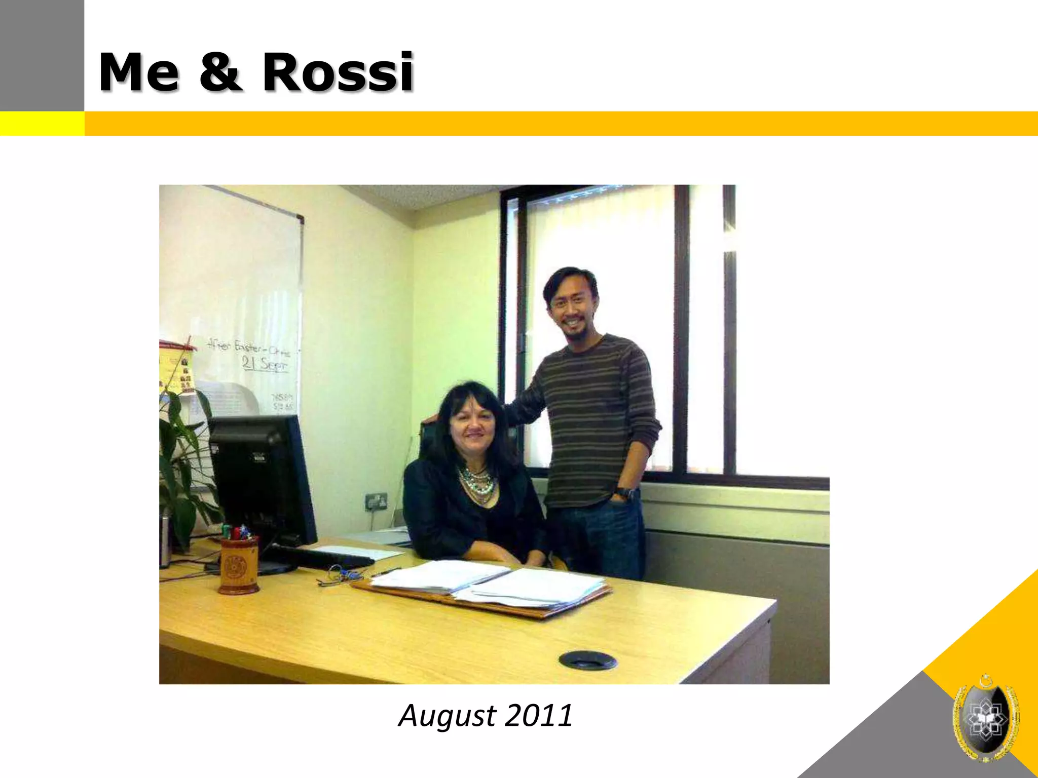 Me & Rossi
August 2011
 