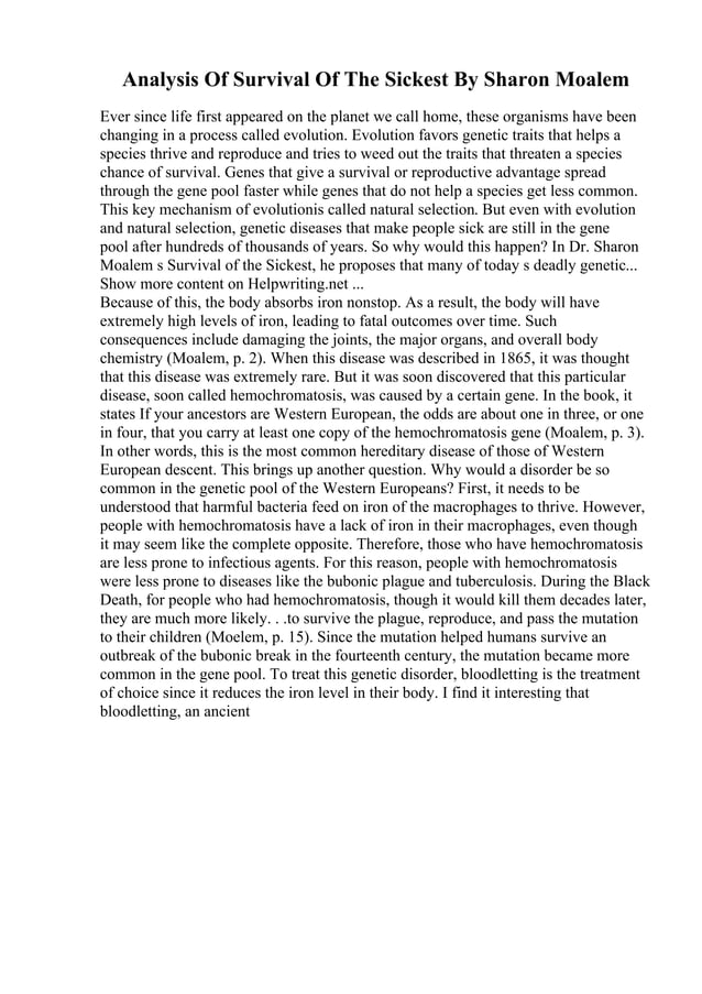 Research Essay Example | PDF