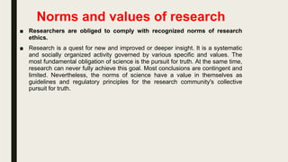 Research ethics in the social sciences | PPTX