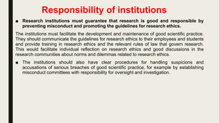 Research ethics in the social sciences | PPTX