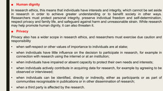Research ethics in the social sciences | PPTX