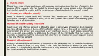 Research ethics in the social sciences | PPTX