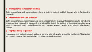 Research ethics in the social sciences | PPTX