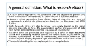 RESEARCH ETHICS IN THE SOCIAL SCIENCES [PPT FILE] .pptx