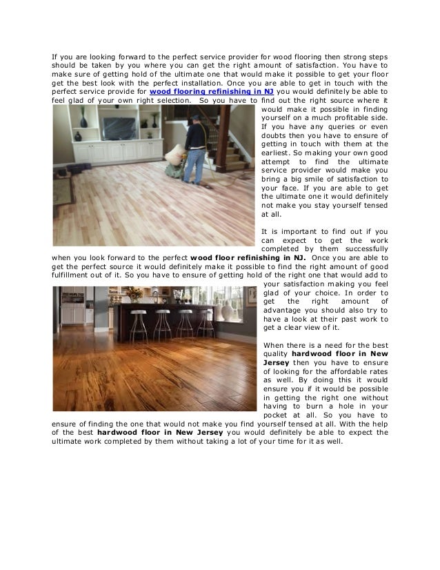 Research For The Reliable Services For Wood Floor