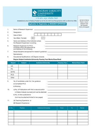 Research guide application form