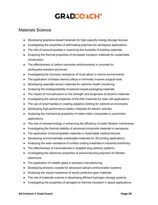 Mega List.pdf Research Idea Mega List - Feb 2024.pdf short note | PDF