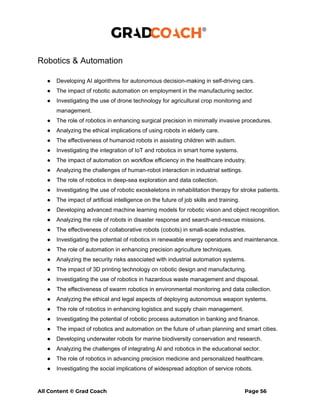 Mega List.pdf Research Idea Mega List - Feb 2024.pdf short note | PDF