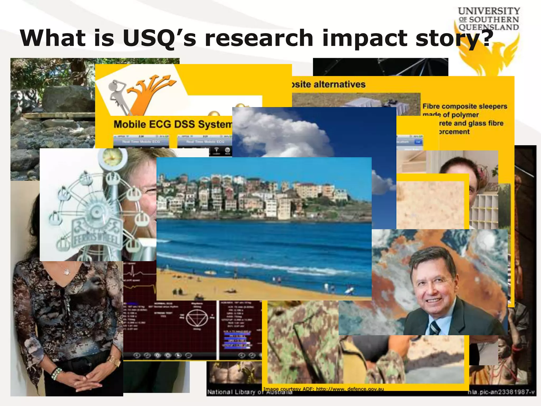 What is USQ’s research impact story?
 
