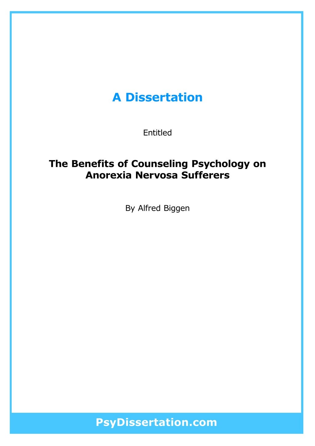psychology dissertation introduction example