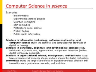Research in Computer Science and Engineering | PDF
