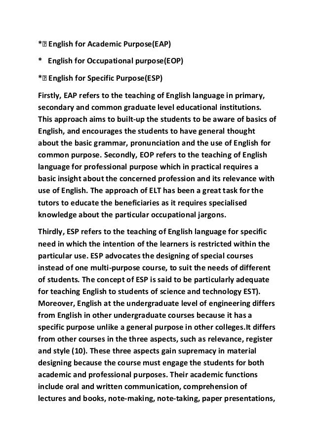 Research work on english language teaching