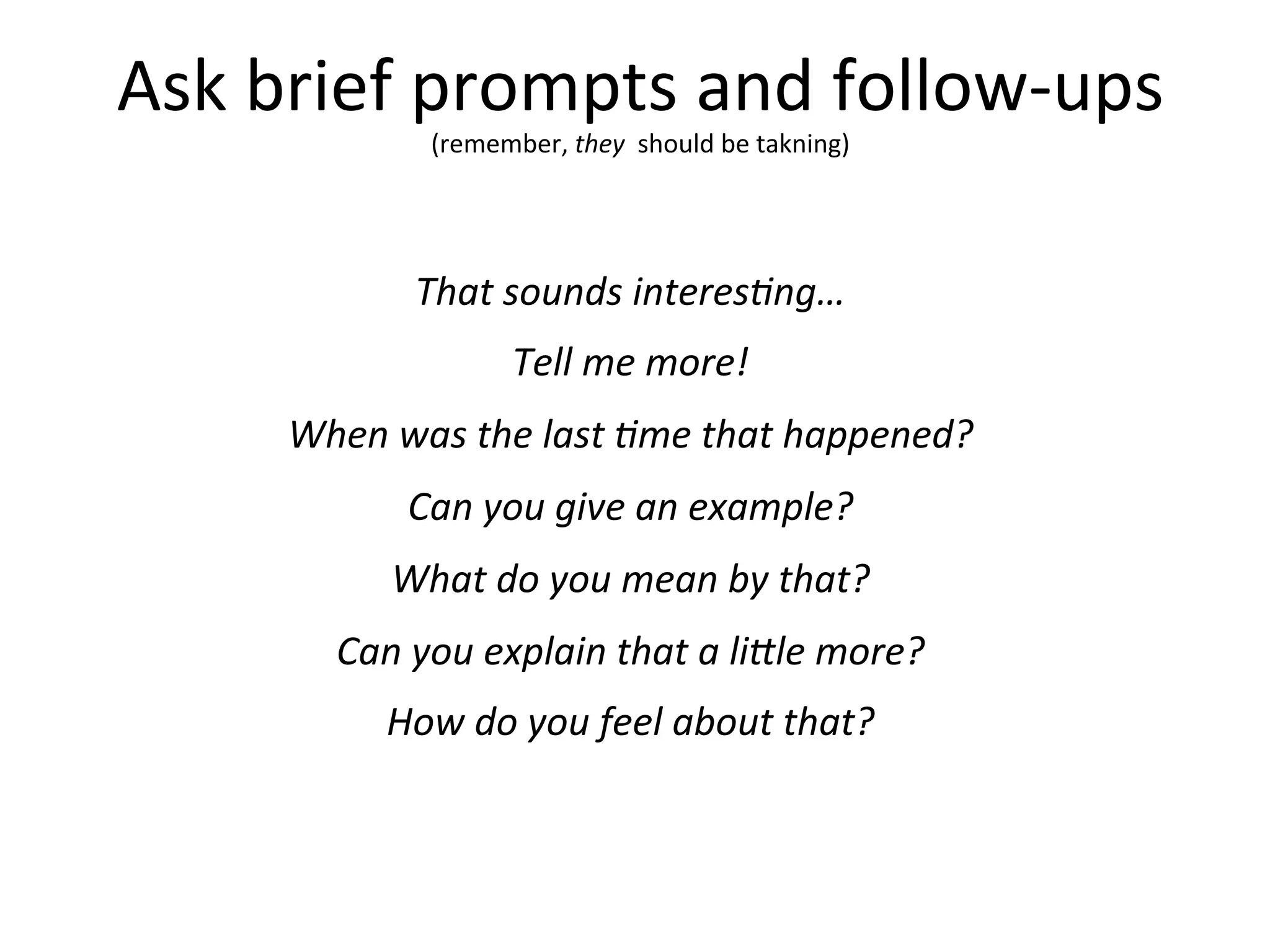 Interview	
  Fps	
  and	
  examples	
  
 