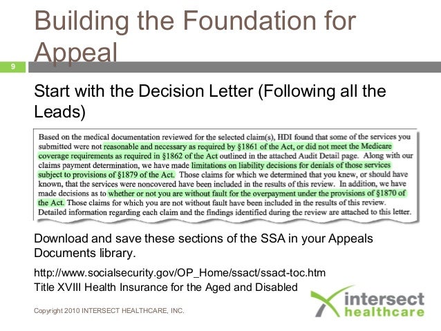 how to start an appeal letter