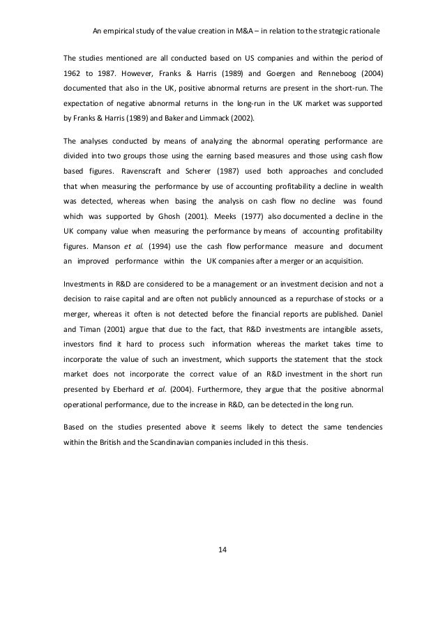 research paper on merger and acquisition pdf research on quot mergers and acquisitions quot research paper on merger and acquisition pdf research on quot mergers and acquisitions quot