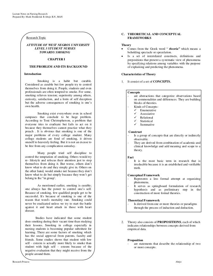 Nursing research assignment notes