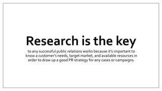 Research in Public Relations | PPTX