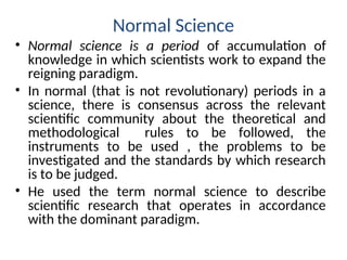 Normal Scientist Comprehensive Overview of Research Methodologies in Social Science | PPT