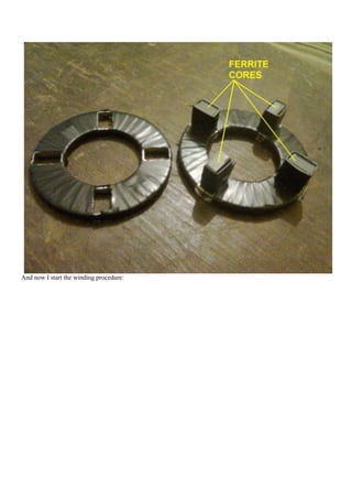 And now I start the winding procedure:
 