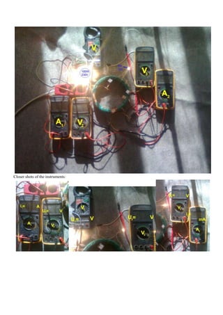 Closer shots of the instruments:
 