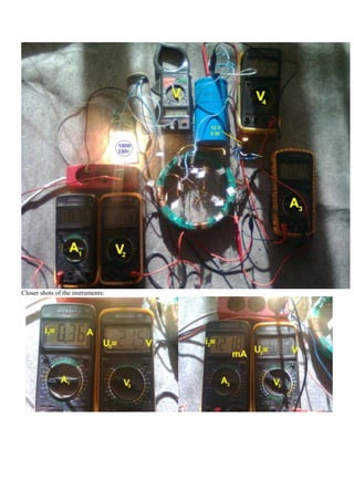 Closer shots of the instruments:
 